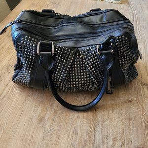 Burberry Prorsum Knight Studded Leather Purse Bag